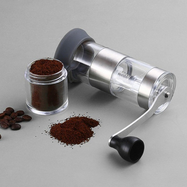 SC0GO Stainless Steel Manual Burr Coffee Grinder Wayfair
